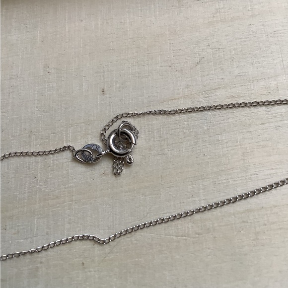 New vintage STERLING SILVER double happiness pendant necklace - Picture 13 of 16